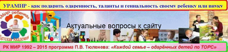 Актуальные вопросы к сайту