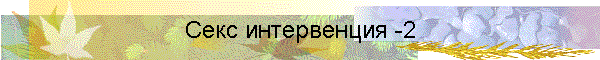 Секс интервенция -2